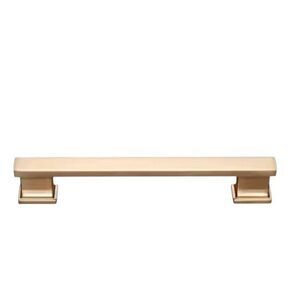 Sapphire Hexa Series 5 in. (128 mm) Center-to-Center Modern Gold Cabinet Handle/